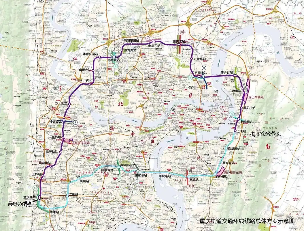 重庆轨道交通环线明年建成二郎弹子石区域楼市将受益