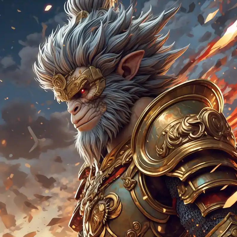 炫酷头像来袭99 齐天大圣孙悟空的炫酷头像来啦!