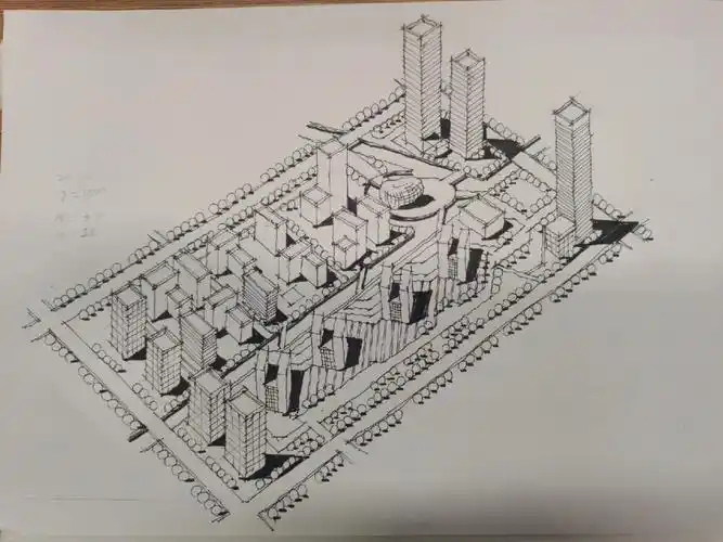 规划手绘鸟瞰图步骤