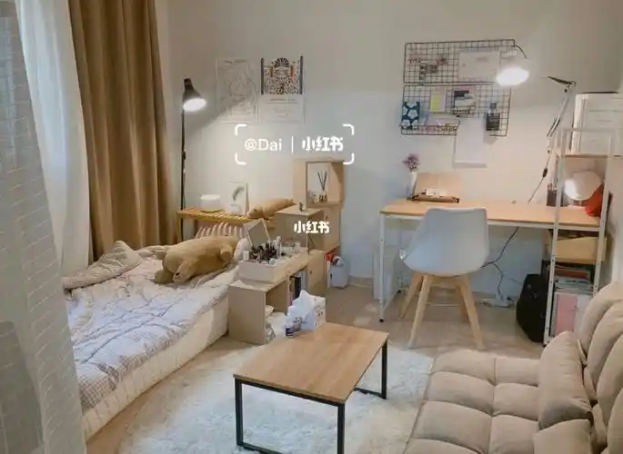 一人居少女卧室ins风家居床品装修灵感