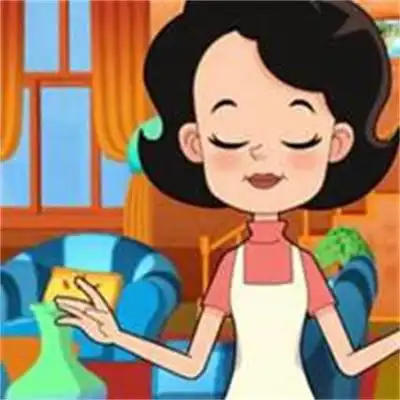 围裙妈妈卡通人物头像围裙妈妈头像微信头像图片