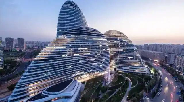 北京望京soho-景观设计-筑龙园林景观论坛