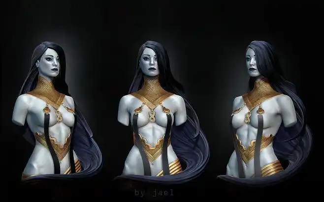 female sculpt, alexander jael : i wanted to scu