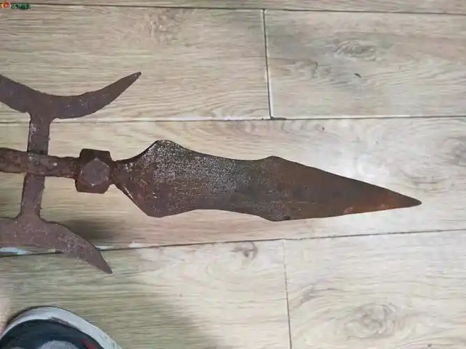 清末铸铁兵器——天刹划戟