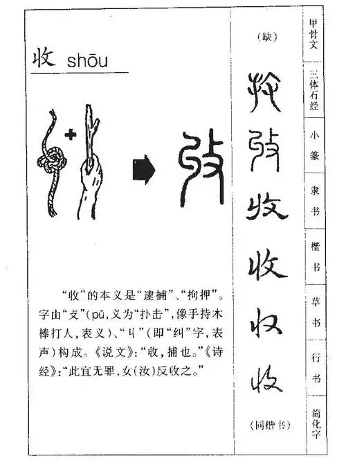 收怎么读_收组词_收读音_收笔顺_收拼音_收笔画_收什么意思_收繁体字