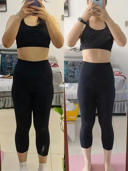 运动减肥的第18天体型对比图