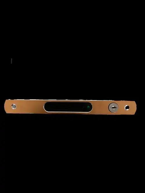 批发新款金刚网纱窗长条锁红绿锁左右开关框中框锁扣单钩锁纱窗配