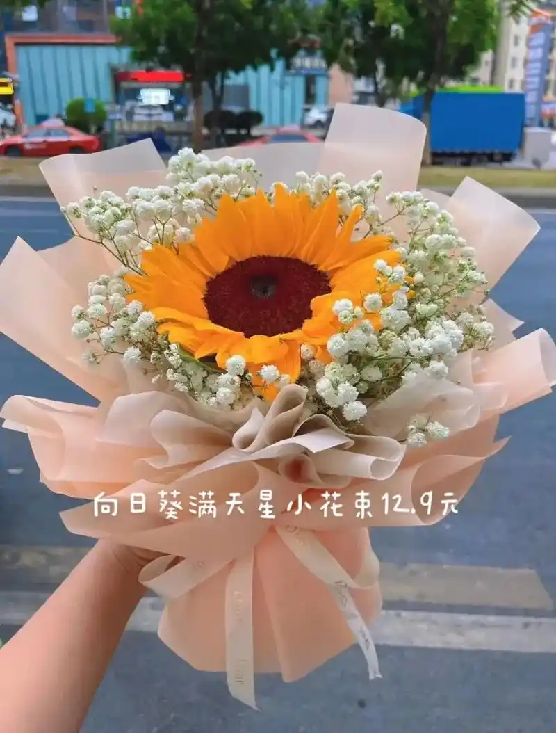 向日葵花语"入目无他人,四下皆是你"#发一张库存照片 #向日 - 抖音