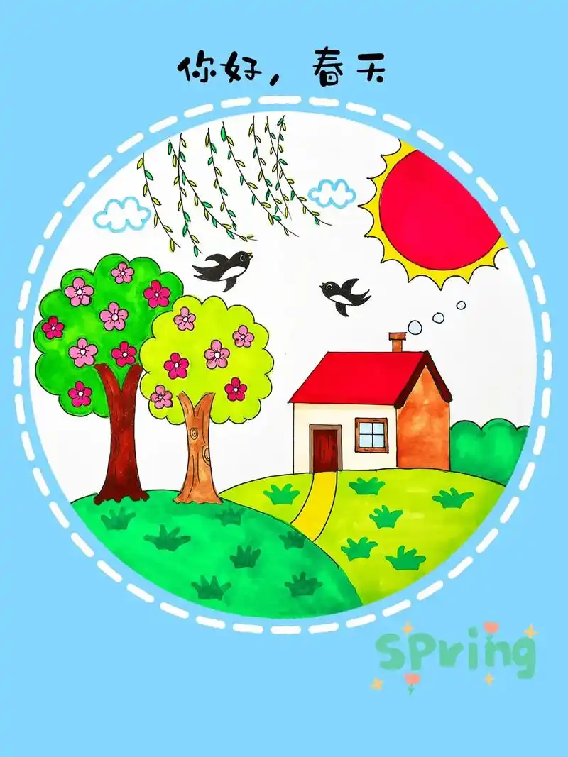 春天主题画