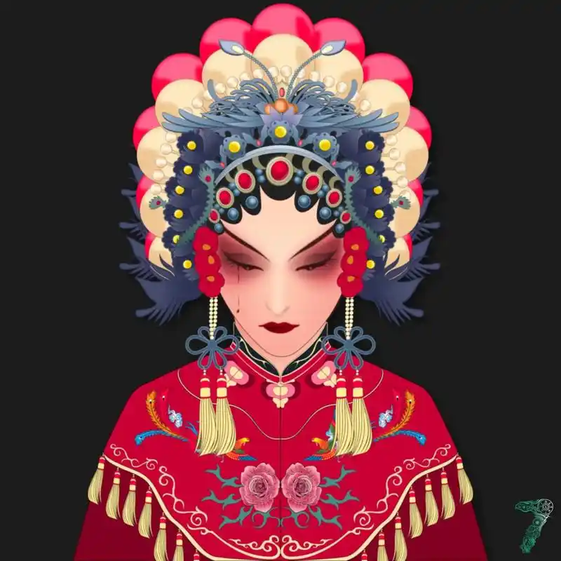 欢迎取图 #女生头像 #戏曲美人 #看戏人终成戏 - 抖音