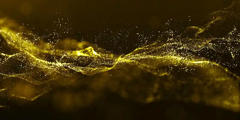 金色光效矢量背景