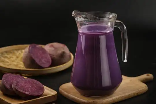 养生紫薯汁图片