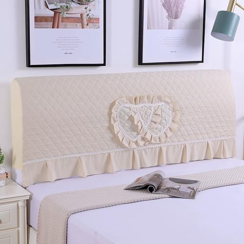 床头罩套加厚夹棉全包布艺床头靠背防尘罩弹力软包床头靠垫保护罩