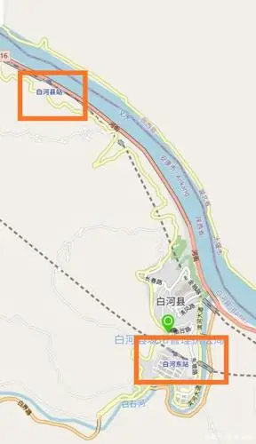 陕西省白河县,界分秦楚,人口20万却拥有两座火车站!