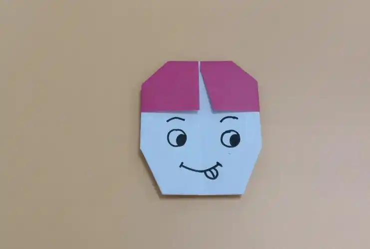 折纸站立小男孩 手工折纸大全-普车都