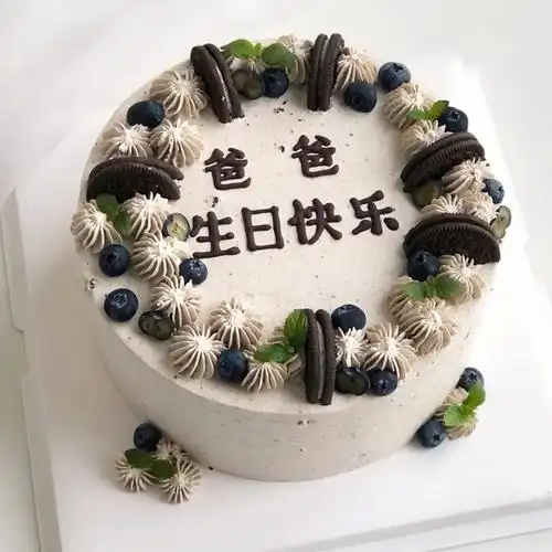 杉茵礼物生日蛋糕节日礼物送爸爸长辈网红创意定制全国同城配送当日