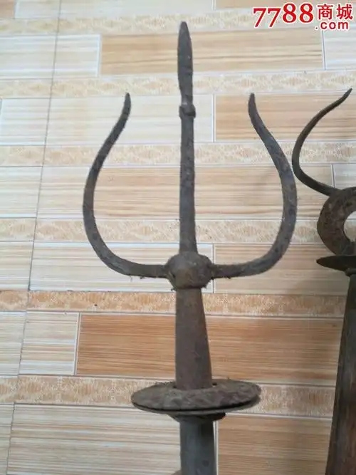 两只牛角叉-价格:400元-se46835674-铁兵器-零售-7788收藏__中国收藏