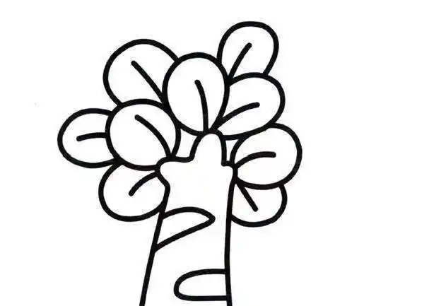 如何用简单的笔画画出一棵大树?