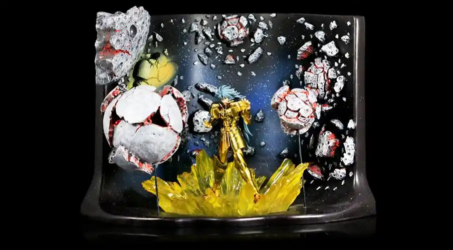 shg 神话馆圣衣神话ex场景 双子座加隆 银河星爆