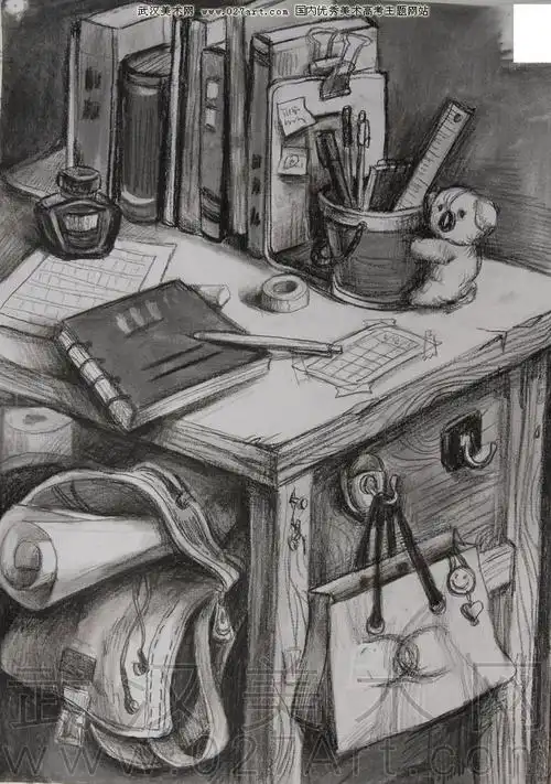 设计素描   ××一角>>为题