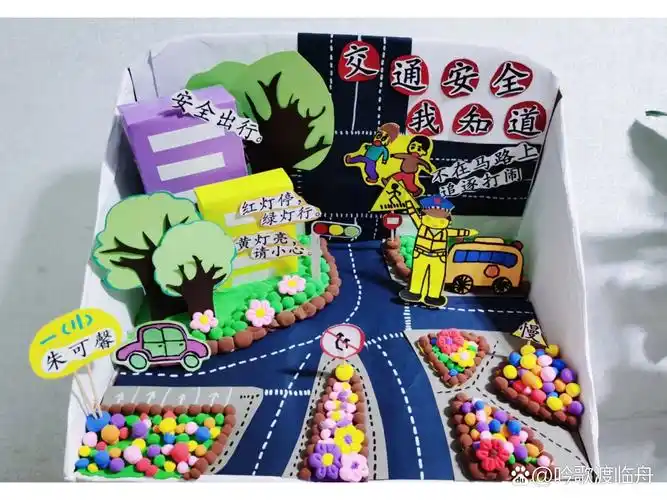 q版交通安全标志手工作业,你值得拥有05