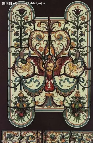 关键词:外国古典纹样 外国纹样 古典纹样 浮雕图案 古典壁画 装饰图案