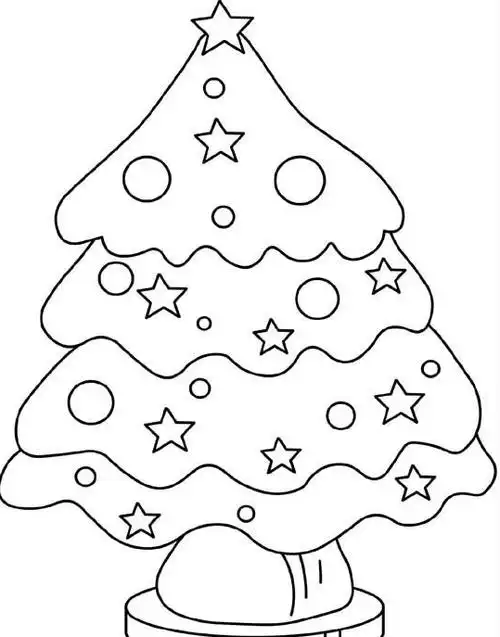 圣诞树简笔画大全 圣诞树简笔画大全图片