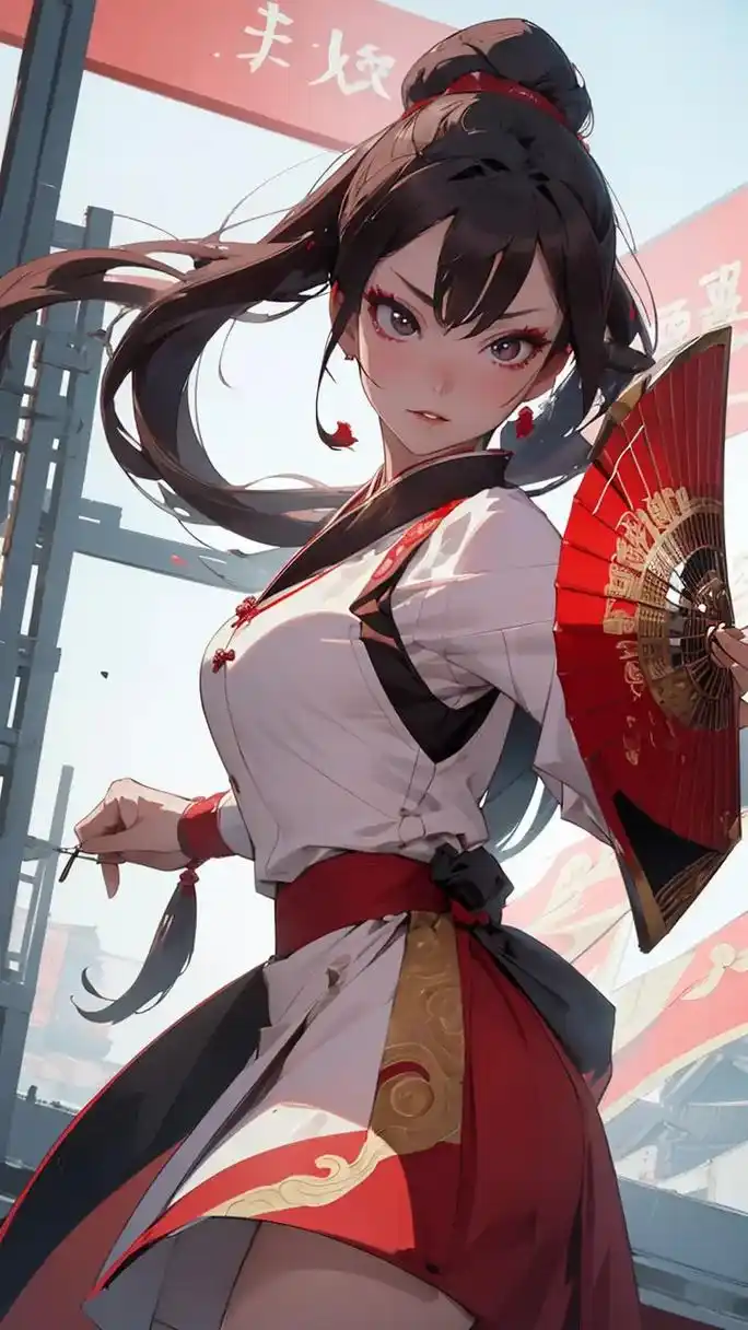 这样的京剧女孩,你心动了吗?#ai绘画#二次元绘画 #次元a - 抖音