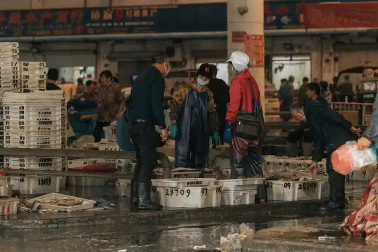 温岭最大海鲜市场