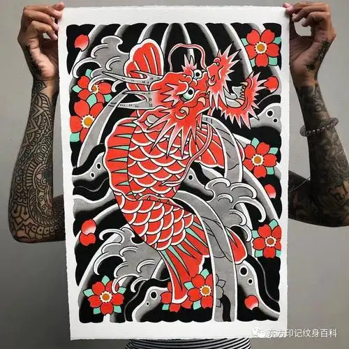 日式老传统纹身每一张都很漂亮