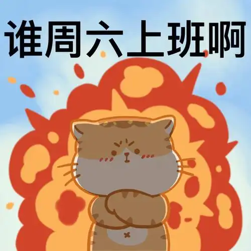 猫堡宝插画谁周六上班啊