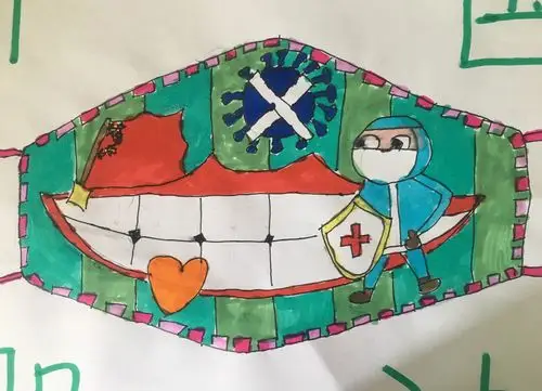 口罩不可怕,温暖在身边——防疫知识宣传活动之创意口罩我来画