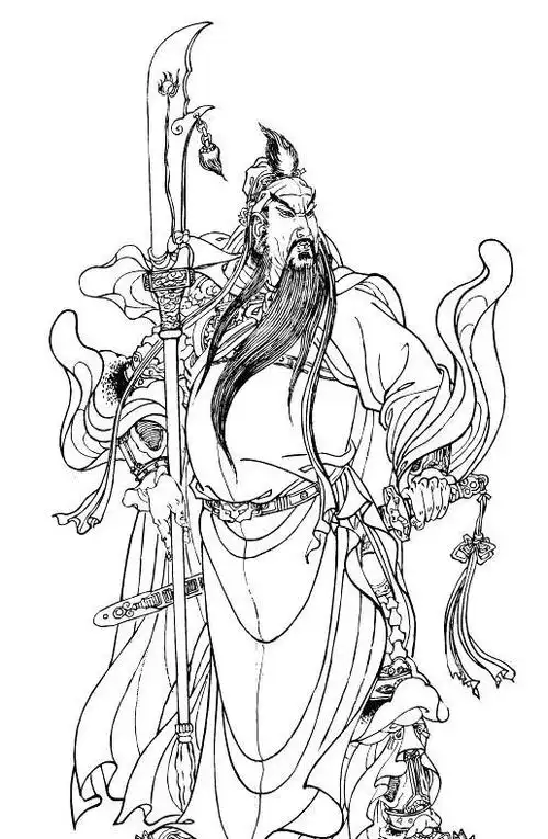 「白描人物素材」古代战将|戎马风采(一)