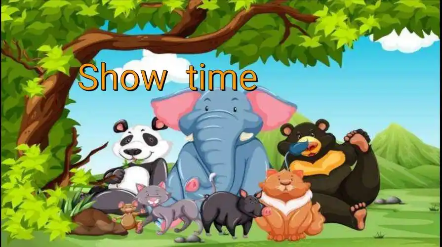 show time.  展示时间到了!