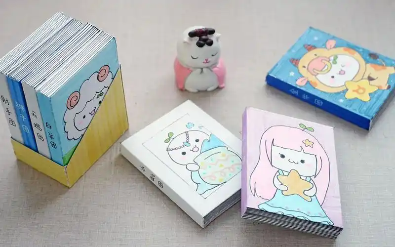 自制萌萌的星座团子盲盒书,一次学会两种不同的打开方式,步骤很简单