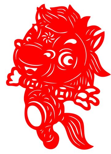 贴纸剪纸yc07生肖十二生肖窗花动物防水喜字