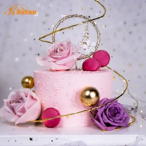 小红网红女士人气女神新鲜水果创意生日蛋糕深圳新鲜生日蛋糕