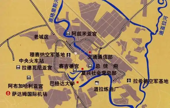 图文:伊拉克首者巴格达示意图_新浪军事_新浪网