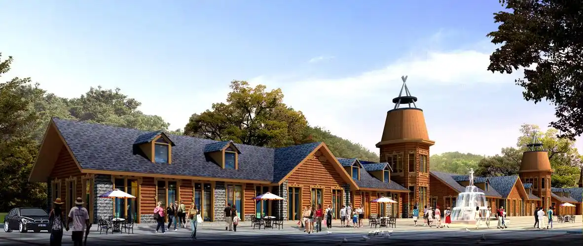 【作品案列】3d66专业室外 丨建筑外立面效果图