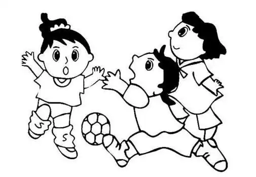 简笔画女的玩游戏