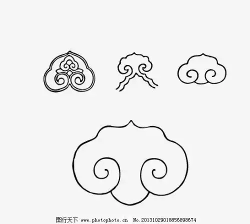 简单的散点纹样简笔画