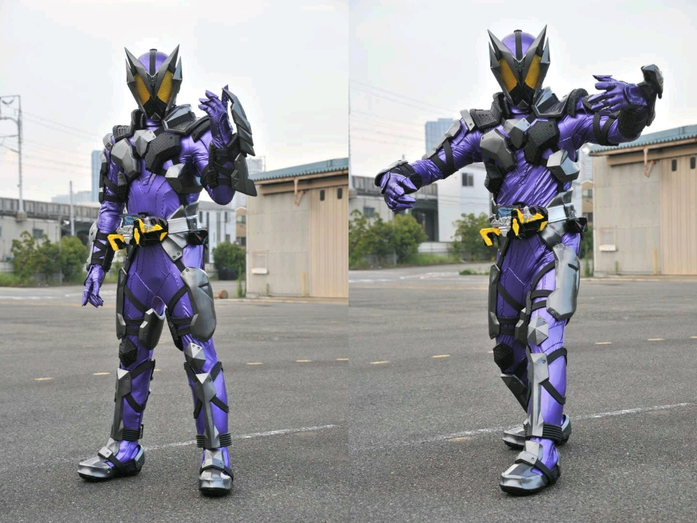 原创假面骑士01灭亡迅雷两大boss皮套全身照曝光二叔肥腰显眼