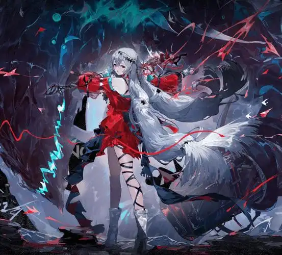 为什么浊心斯卡蒂的衣服是红配绿,却依旧很好看?