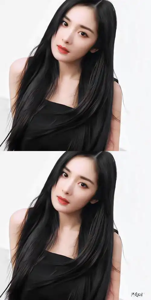 杨幂黑发yyds