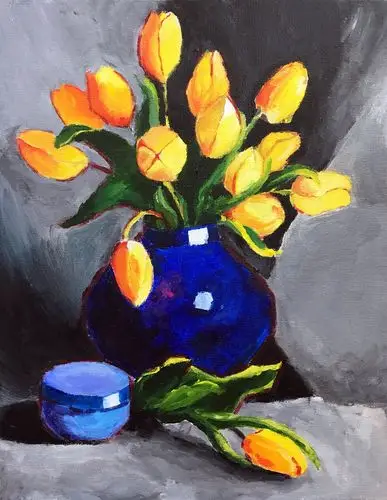 悠艺画室学员部分丙烯画作品