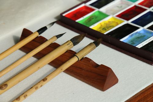 美好逰笔实木花梨木笔山国画画画专用文房四宝文房四宝
