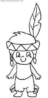 简笔画11张非洲人简笔画怎么画苍老的老人简笔画爷爷简笔画人物简笔画