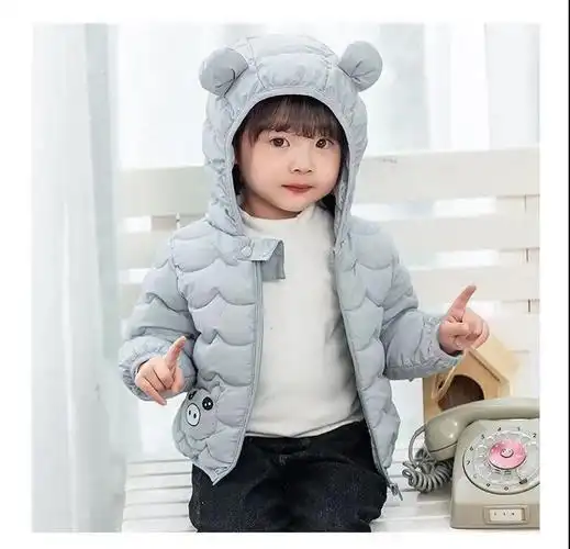 史努比 婴儿服2021新款儿童棉服男女宝宝小童棉衣加厚冬季外套1-5岁 d