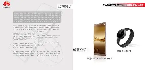 自我改编设计华为广告画册