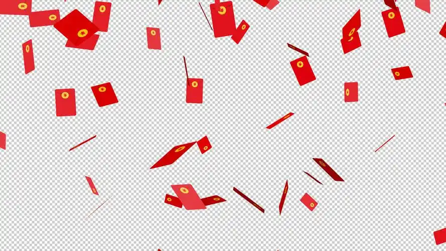 红包雨_1920x1080_高清视频素材下载(编号:4111234)_影视包装_光厂(vj